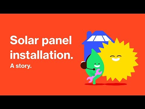 What a solar panels installation looks like | E.ON Next