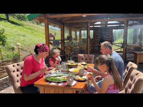 Life Among the Silent Mountains ⛰️ Simple Life of a Large Carpathian Family