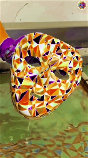 Most Satisfying Hydro Dipping Mask Transformation 🎭💧 | Water Transfer Print Art