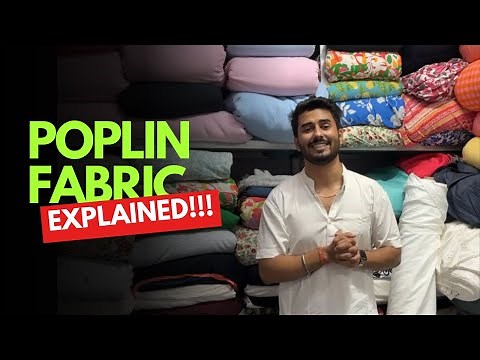 Poplin Fabric Explained | History, Quality & Uses | Maa Ambay Fabrics
