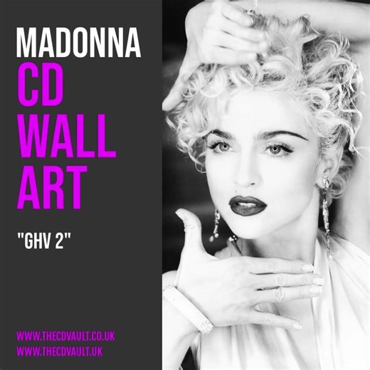 #Madonna #GHV2 #PopIcon #DancePop #GreatestHits #CDWallArt 💿🔥