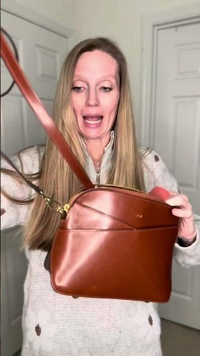Leather Crossbody Bag Trendy Cute Great Quality
