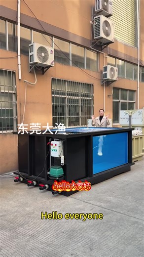 Double Color-Blocked Glass Ornamental Pond Design