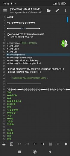 How to Decrypt Enc PhanTom GameID V3.0 | Game guardian Tutorial