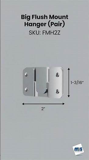 Flush Mount Hanger – Easy and Quick Wall Mounting Solution