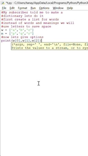 Bonus Project: Dictionary #coding #python #computer #technology #tech #science #shorts #mrbeast