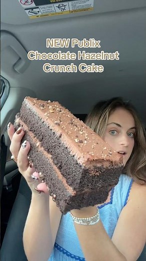 NEW Publix Chocolate Hazelnut Crunch Cake 🍫🌰#publix #chocolatecake #cake #publixbakery