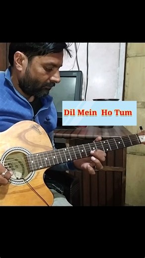 'Dil Mein Ho Tum' on Guitar - EASY TABS #viral #youtubeshorts #short #shorts