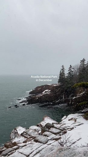 Winter Wonderland at Acadia National Park