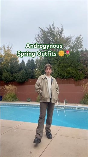 Androgynous outfits for spring! 👕🪴 #androgynousfashion #androgynousstyle #outfitideas #enby #ootd