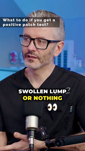 I get asked this question a lot, what do you do if you get a positive patch test? I answer in this clip | Dr Tim Pearce