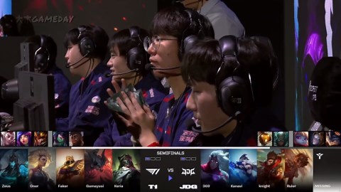 [S13]【JDG vs T1】第三局速看丨2023全球总决赛半决赛丨20231112