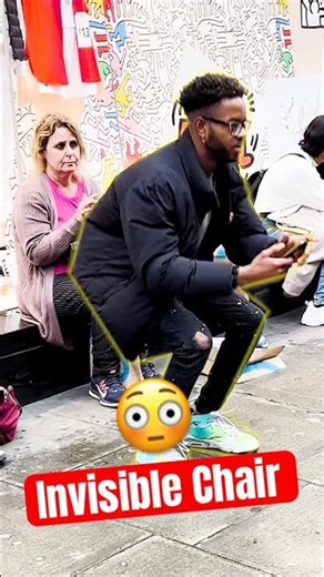 Invisible Chair Prank! 😳😂 #shorts