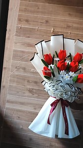 Tulips 😍🥰❤️🌷 #mirasbouquet #tulips #fuzzywire #fuzzywirebouquet | Mira's Bouquet