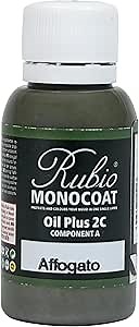Rubio Monocoat Wood Stain & Finish Sample - Affogato | Oil Plus Part A | Quick-Dry, Eco-Friendly Linseed Wood Oil for Indoor Use | Ideal for Sampling Oil Plus 2C & Touch Ups | 20 mL