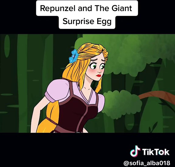 Rapunzel and The Giant Surprise Egg Adventure