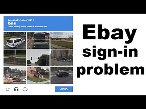 Ebay sign in problem - captcha