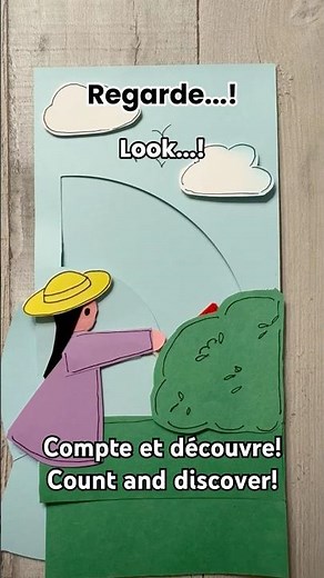 Count to 3 in French 🪁 ✨ | Un, deux, trois… A kite! Un cerf-volant !