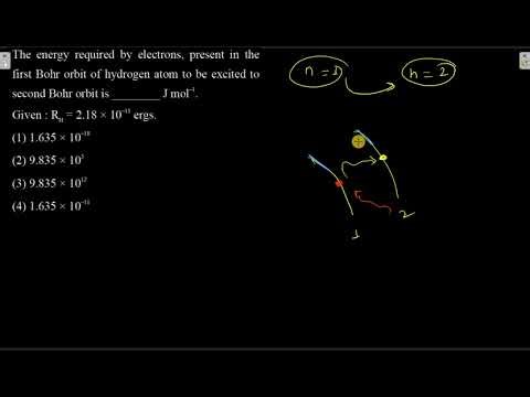 The energy required by electrons present in the first Bohr orbit of hydrogen atom to be excited to