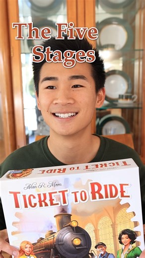 Nick W on Instagram: "Just about how every game of Ticket to Ride should go from start to destination #tickettoride"