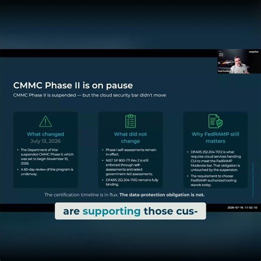 CMMC Phase 2 Just Got Paused — Here's What Changes