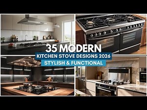 🔥 35 Modern Kitchen Stove Designs 2026 | Stylish & Functional 🔥