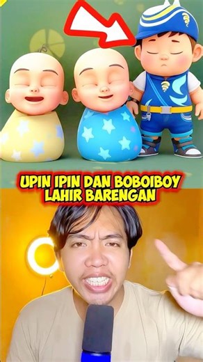 upin ipin and boboiboy were born together #shorts #upinipin #boboiboy