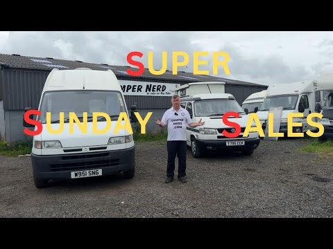 SUPER SUNDAY CAMPERS FOR SALE BY ANTONY VALENTINE THE CAMPER NERD