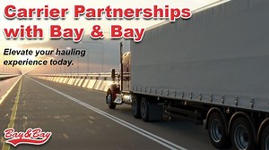 Partnering with Bay & Bay brings countless benefits for carriers! 🚚 Our strong network, competitive rates, and dedicated support team make every haul seamless. Watch this video to discover why becoming a carrier partner with Bay & Bay is a game-changer for your business. #CarrierPartner https://youtu.be/GoQb9yggt7I | Bay and Bay Transportation