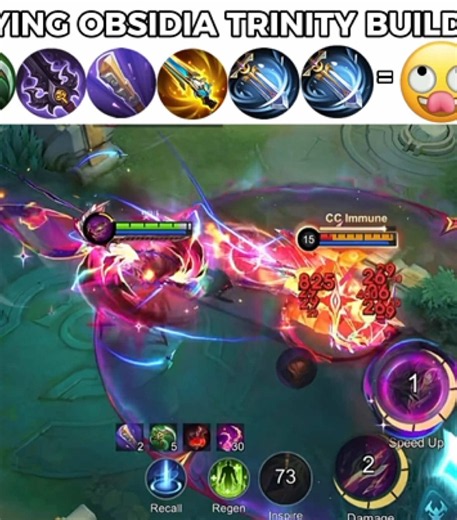 Obsidia Aspirant skin review Insane build ?! #mobilelegendsbangbang #mobilelegends #MLBB #MLBB10TH #mlbbnewskin