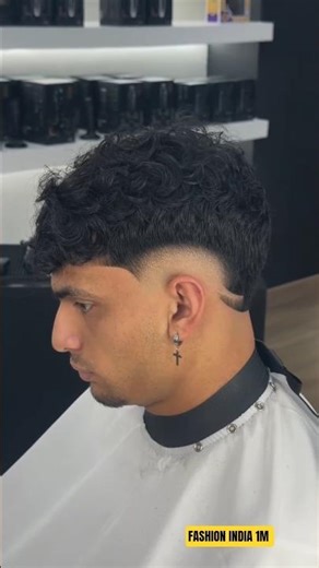 🔥 Burst Fade with Line Haircut | Clean & Stylish Men’s Hairstyle 2025#shorts