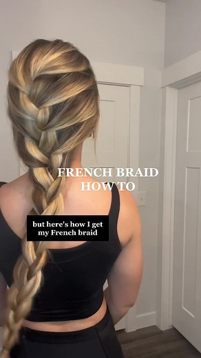 French braid tutorial!! If you wanna learn how to braid your hair, follow along & I will teach you from the knowledge I have from watching Cute Girls Hairstyles #frenchbraid #frenchbraidtutorial