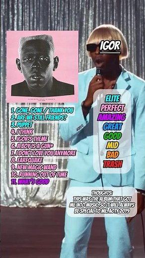 Tyler, The Creator - IGOR album review #tylerthecreator