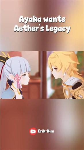 Aether has a Baby | Genshin Impact #genshin #genshinimpact #genshinshorts #genshinimpactmemes