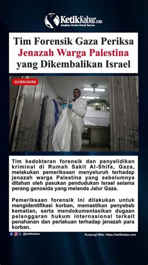 Gaza Forensic Team Examines Palestinian Body Returned by Israel #gaza #forensicteam