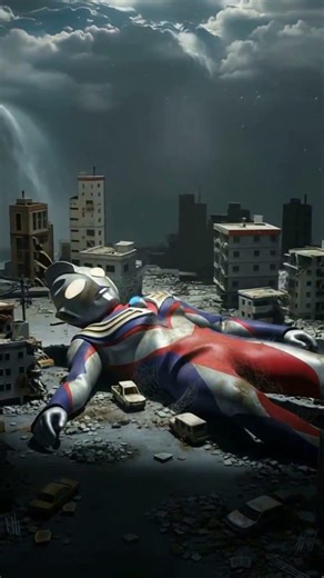 The Color Timer finally stopped 🔴💀 #Ultraman #Tiga