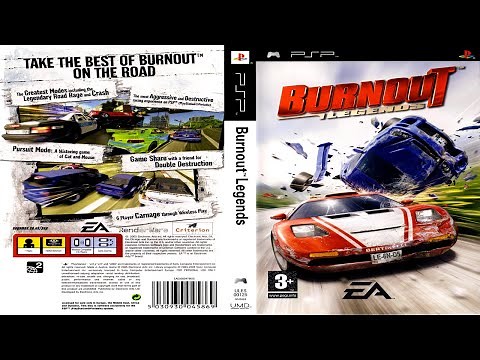 Burnout Legends (2005) - Full Gameplay | PSP | UHD | 4K |