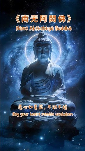 南无阿閦佛｜不动心 · Akshobhya Buddha #阿閦佛 #心不动 #Mindfulness