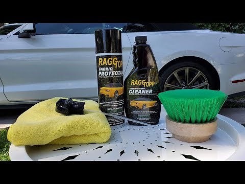 How to apply RaggTopp Cleaner and Protectant, Review and Demonstration