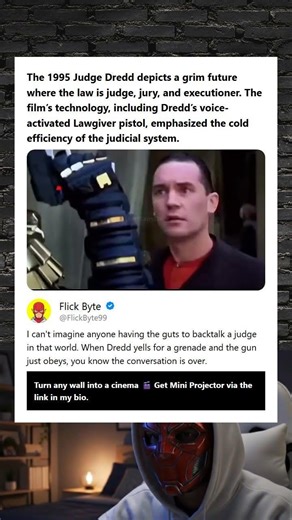 The 1995 Judge Dredd depicts a grim future where the law is judge jury and executioner The films tec