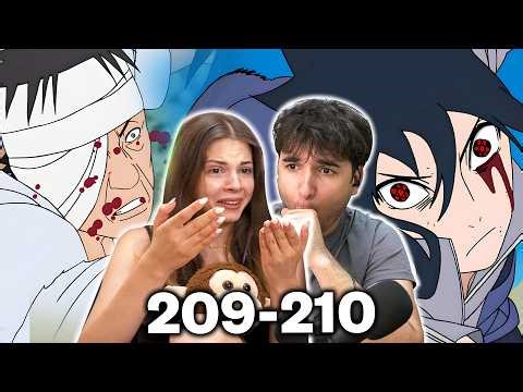 DANZO VS SASUKE!🔥Naruto Shippuden Ep. 209-210 REACTION!