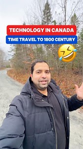Time travel Technology in Canada 🤣🇨🇦 #canada #lifeincanada🇨🇦 #explorecanada | Ahmed Zia