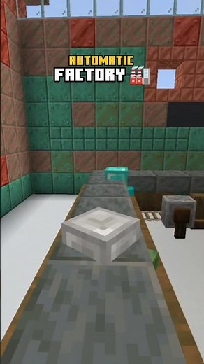 real factory machine 🏭 try now in your world #minecraft #minecraftbuilding #minecrafttutorial #short