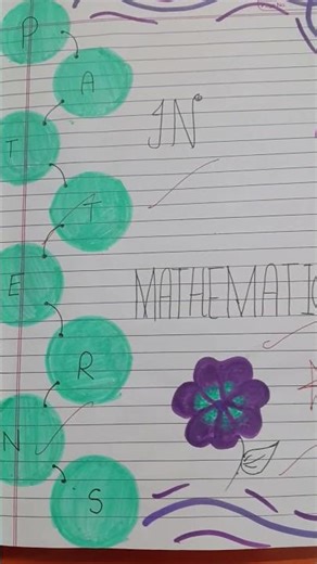 ✨ Math Notebook Front Page Decoration Ideas 📐🔥|#art #education #drawing