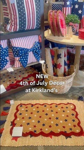 Kirkland's Fourth of July Decor Shop With Me #kirklands #shopwithme #shopping #homedecorshopping