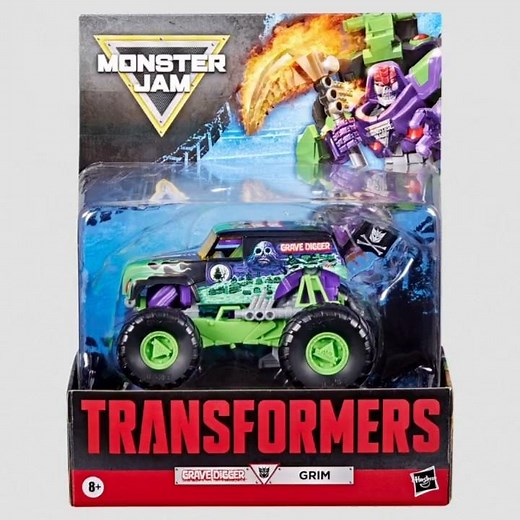 Transformers Monster Jam Collaborative (Grave Digger/Grim)Firstly Look
