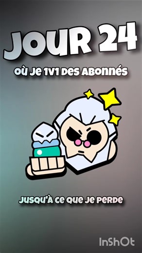 Jour 24 où je vous 1v1 et c'était prime ! #brawlstars #brawl #supercell