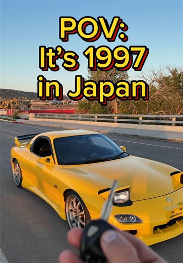 POV: It’s 1997 and you own a Mazda RX7 RS-R. #mazda #rx7 #fdrx7 #rx7rsr #1997