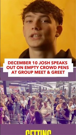 December 10’s Josh Addresses Empty Crowd At Birmingham Appearance
