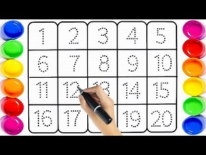 Learn Numbers 123 🧮 | Counting For Kids | Easy Study Video